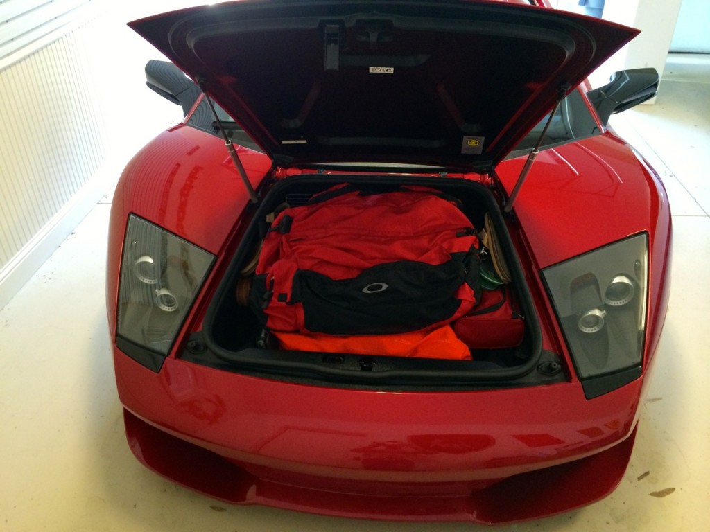 Lamborghini Murcielago Front Storage Luggage Space