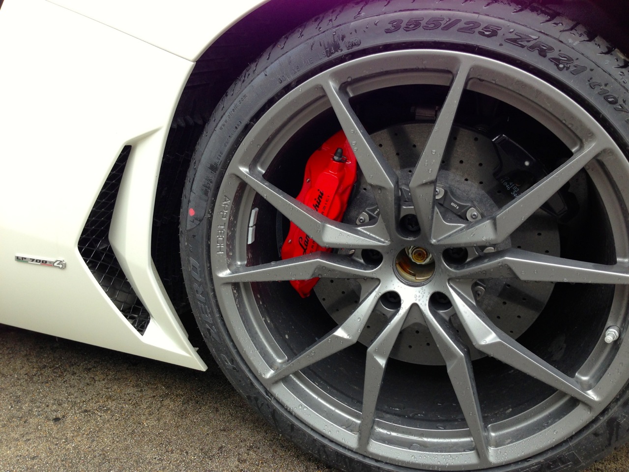Dione Aventador Wheels in Matte Titanium